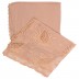 Cotton Half Net Stole- Light Brown